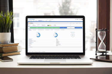 computer with fundingo loan management software