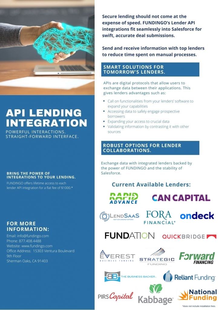 API integration alternative lending loan management